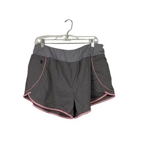 Fulbelle Athletic Activewear Casual Loungewear Shorts Grey Pink Size 2XL